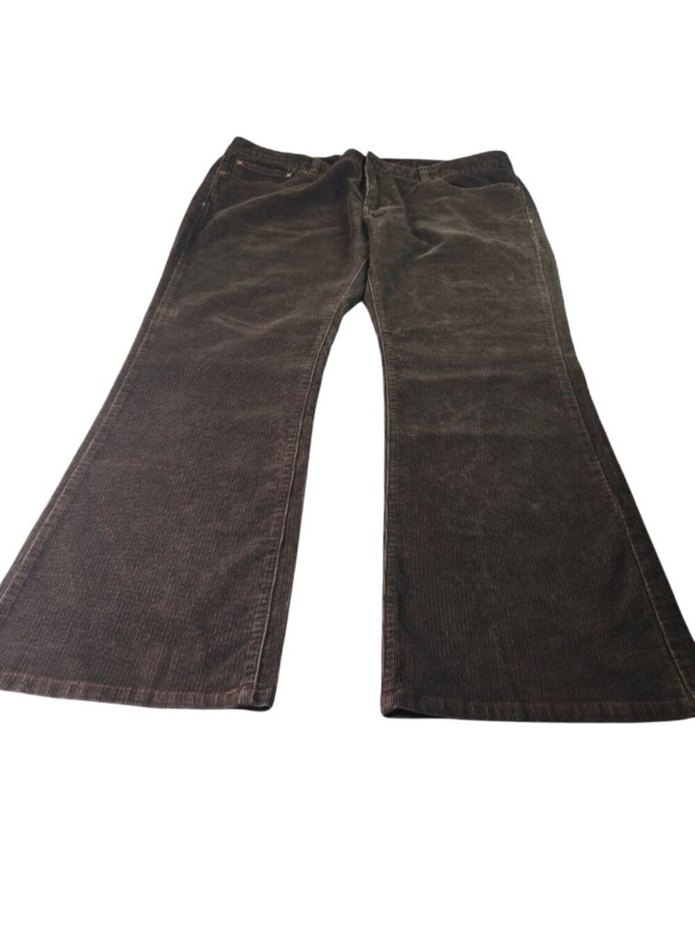 Polo Jeans Co. Ralph Lauren Womens Brown Corduroy Pants Size 14 98% Cotton